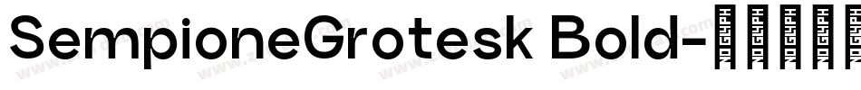 SempioneGrotesk Bold字体转换